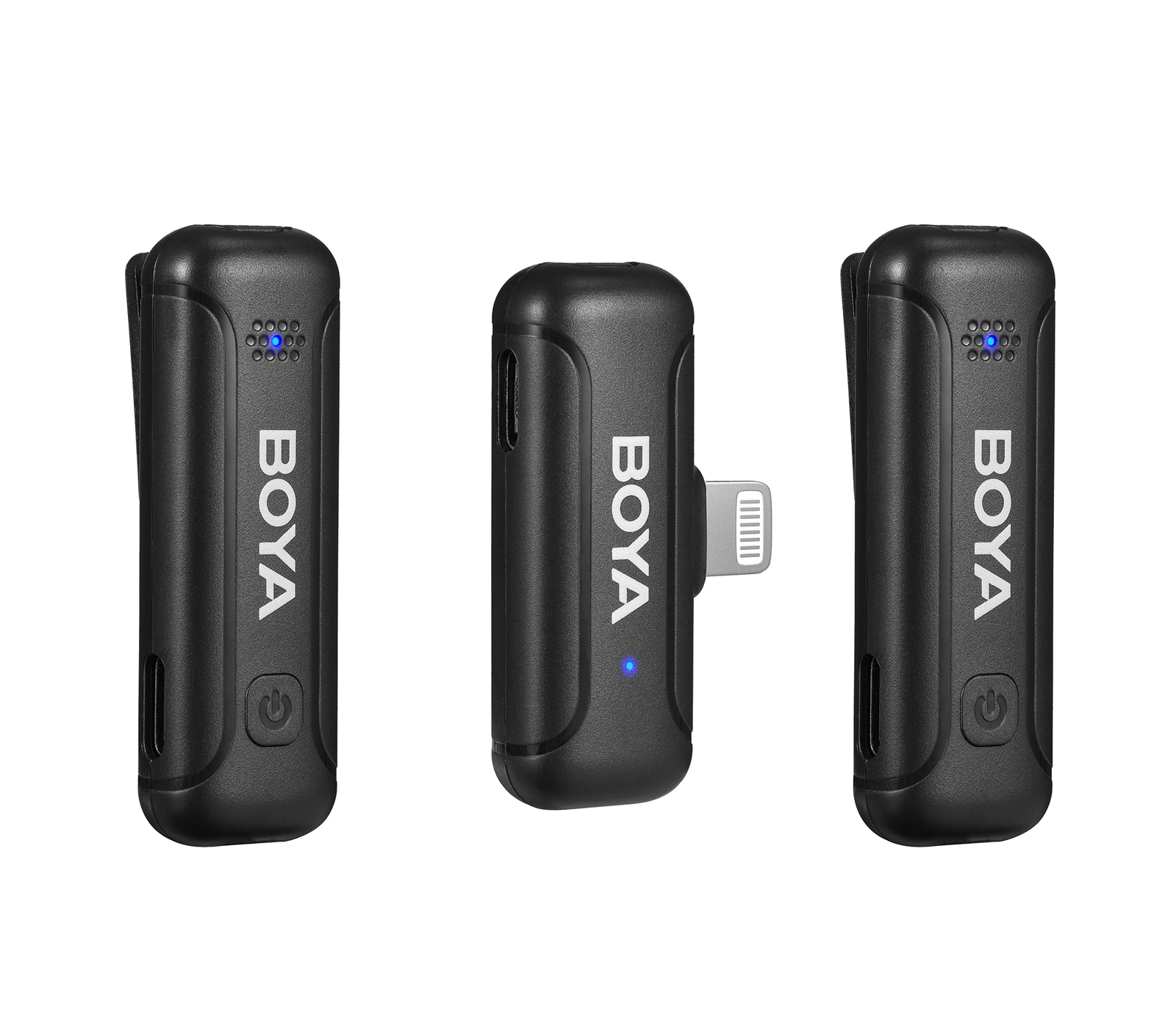 Беспроводная система Boya BY-WM3T-D2, двухканальная, 2.4 ГГц, TX+TX+RX, Lightning (уцененный)