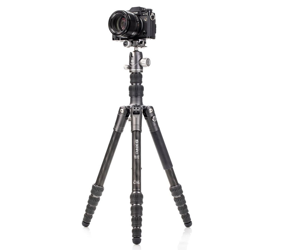 Штатив Benro Bat FBAT15C с головой VX20, цанговые замки, карбон