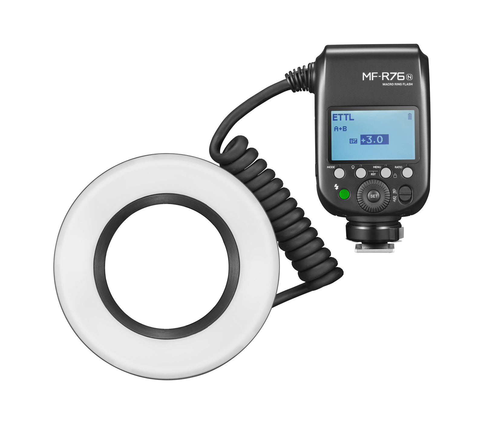 Кольцевая вспышка Godox MF-R76N TTL для Nikon