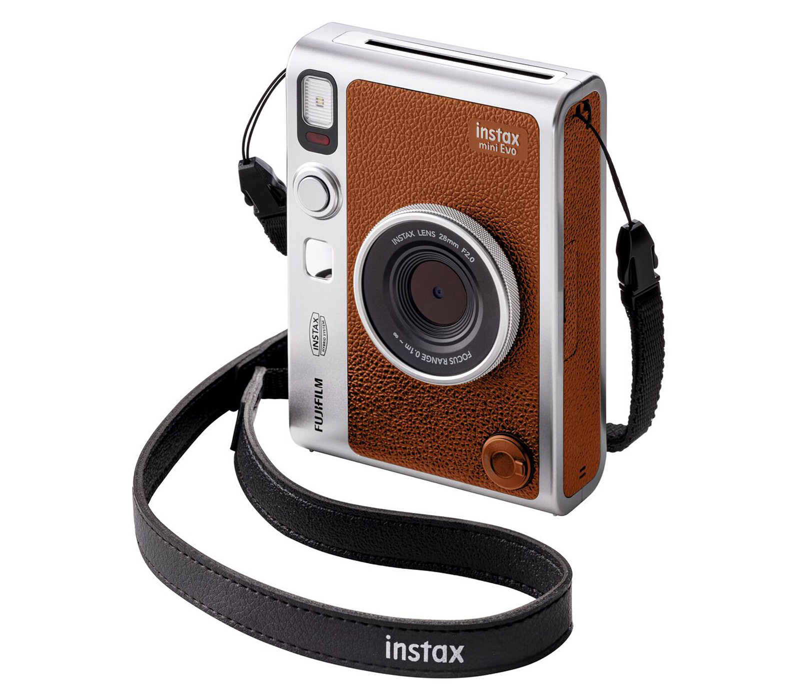 Фотоаппарат моментальной печати Fujifilm Instax Mini EVO, коричневый