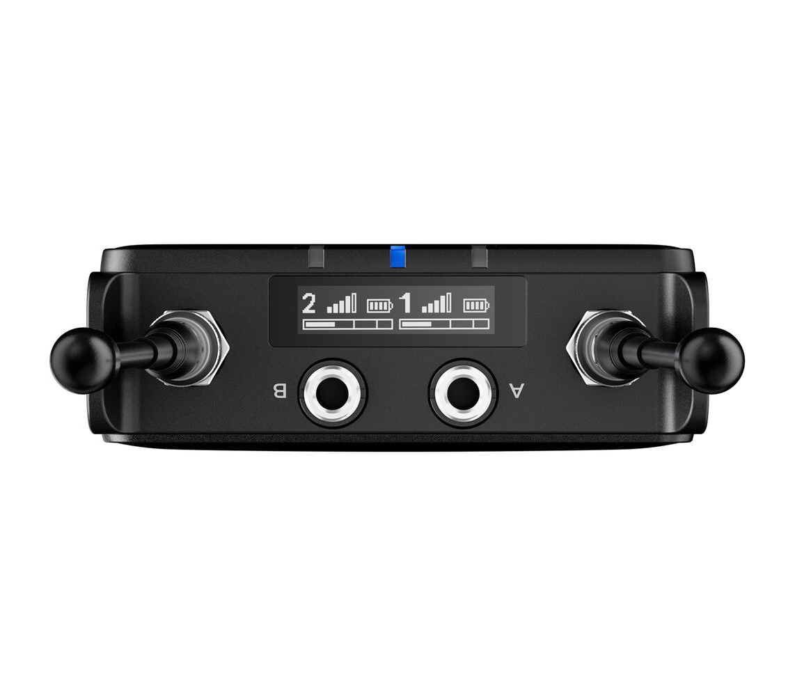 Беспроводная система Saramonic K9, TX+TX+RX, 3.5 мм TRS, УВЧ, 550-960 МГц, 2 канала, кейс
