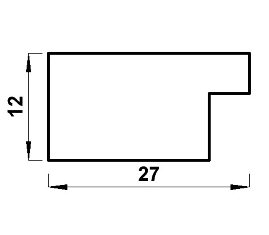 Фоторамка Мирам 30х40 см, серебристая (651628-15)