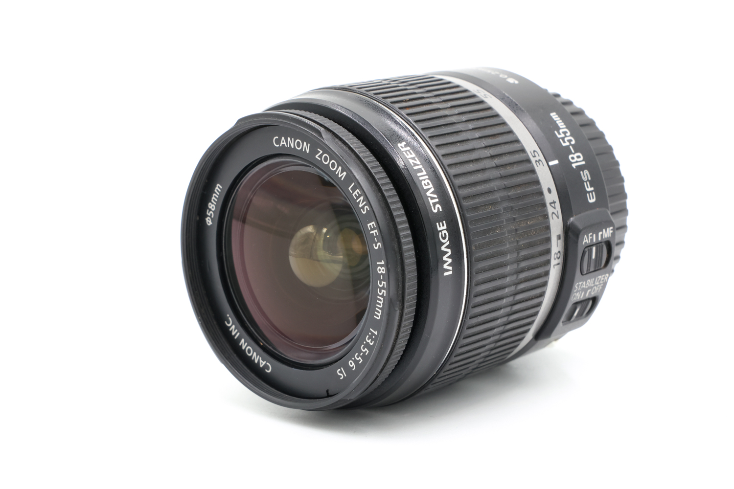 Объектив Canon EF-S 18-55mm f/3.5-5.6 IS (состояние 5) (б/у)