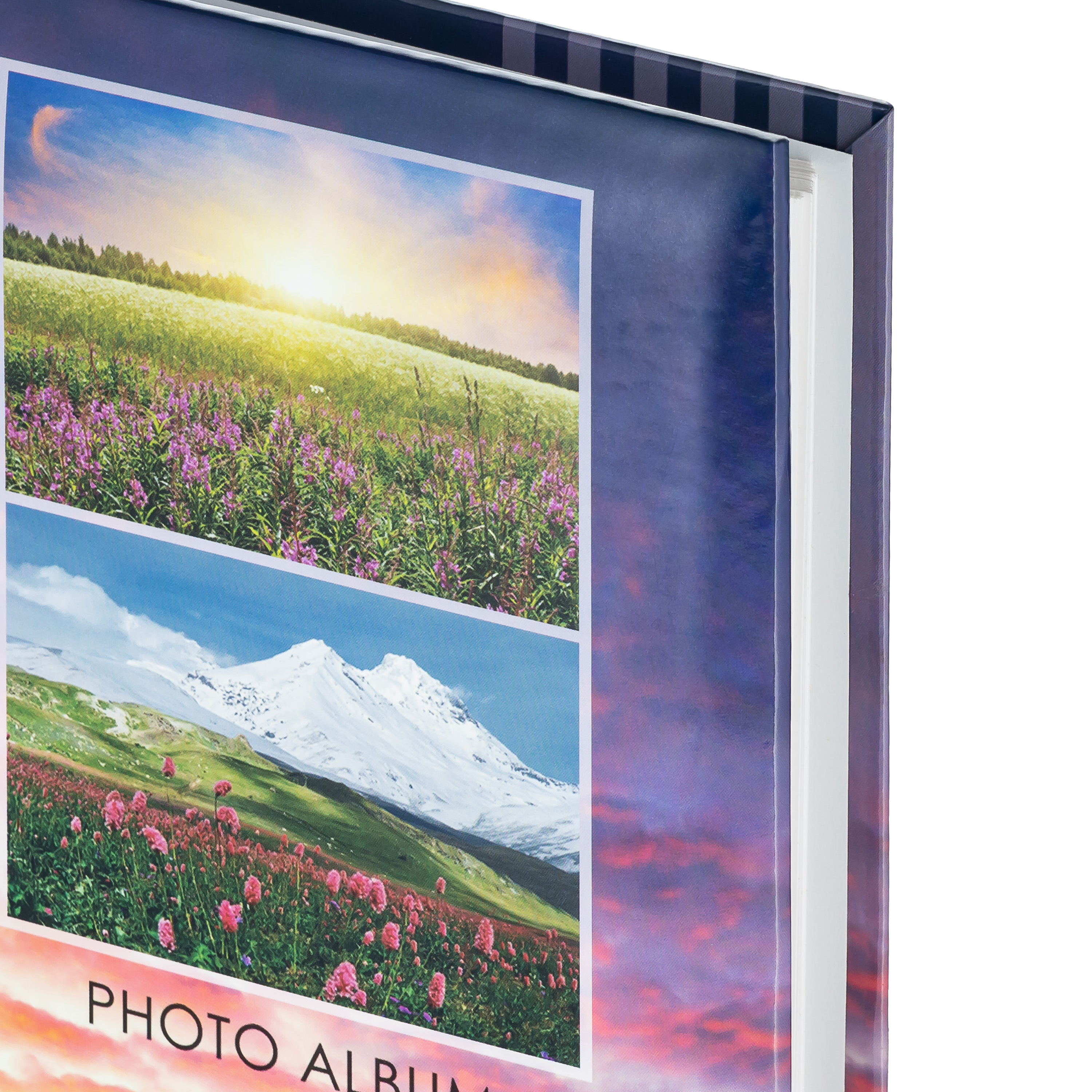 Фотоальбом Fotografia магнитный 23х28 см, 50 листов, на кольцах, «Пейзаж», FA-SA50-106