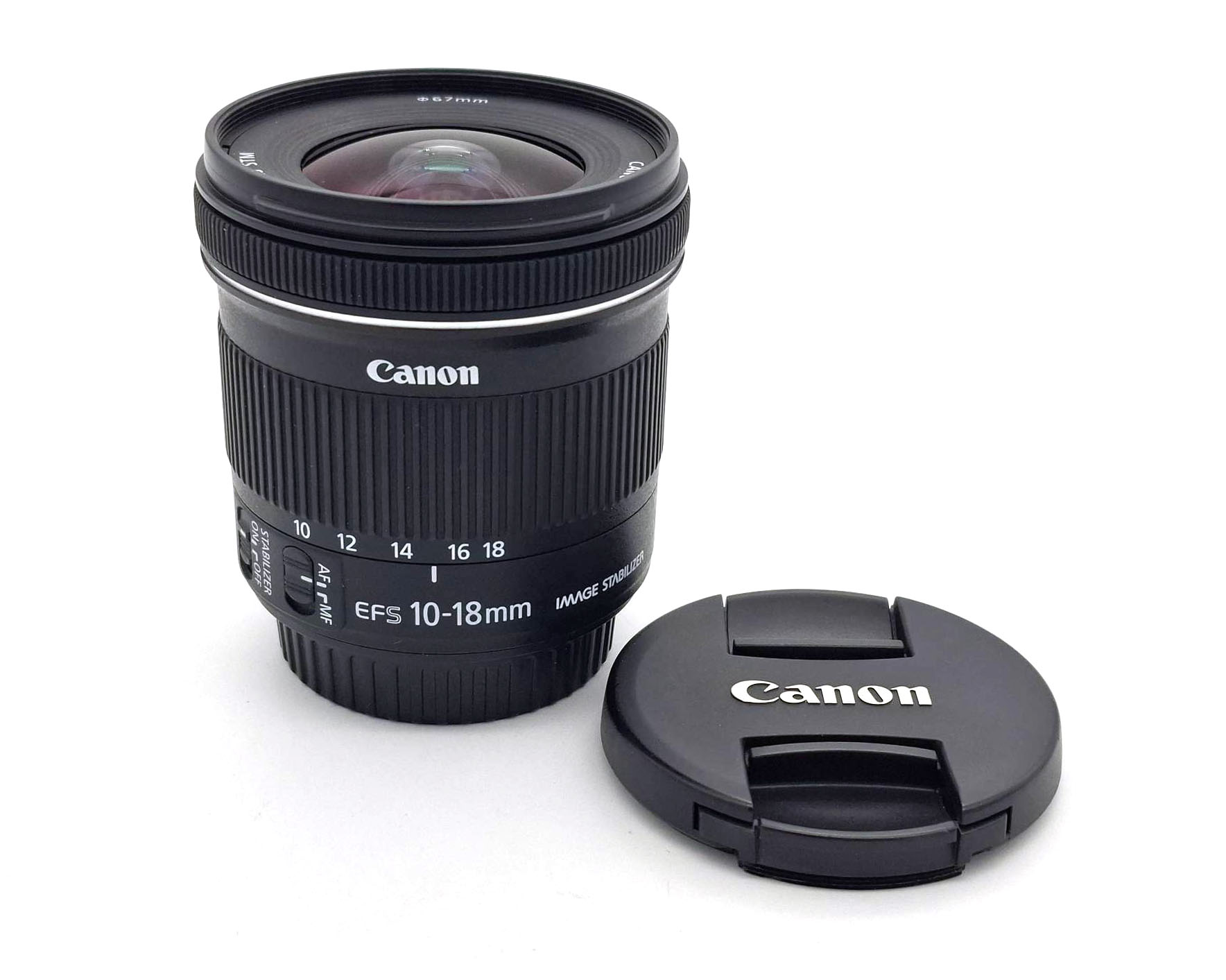 Объектив Canon EF-S 10-18mm f/4.5-5.6 IS STM (состояние 5-) (б/у)