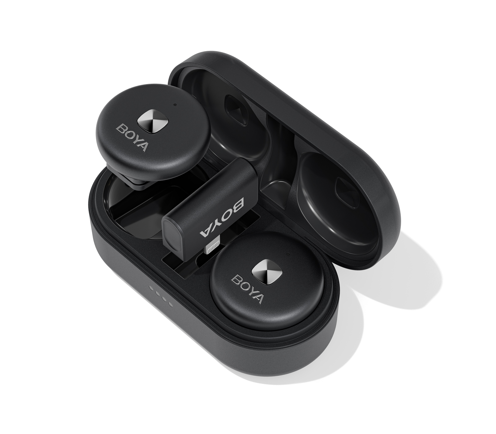 Беспроводная система Boya Omic-D, двухканальная, 2.4 ГГц, TX+TX+RX, Lightning
