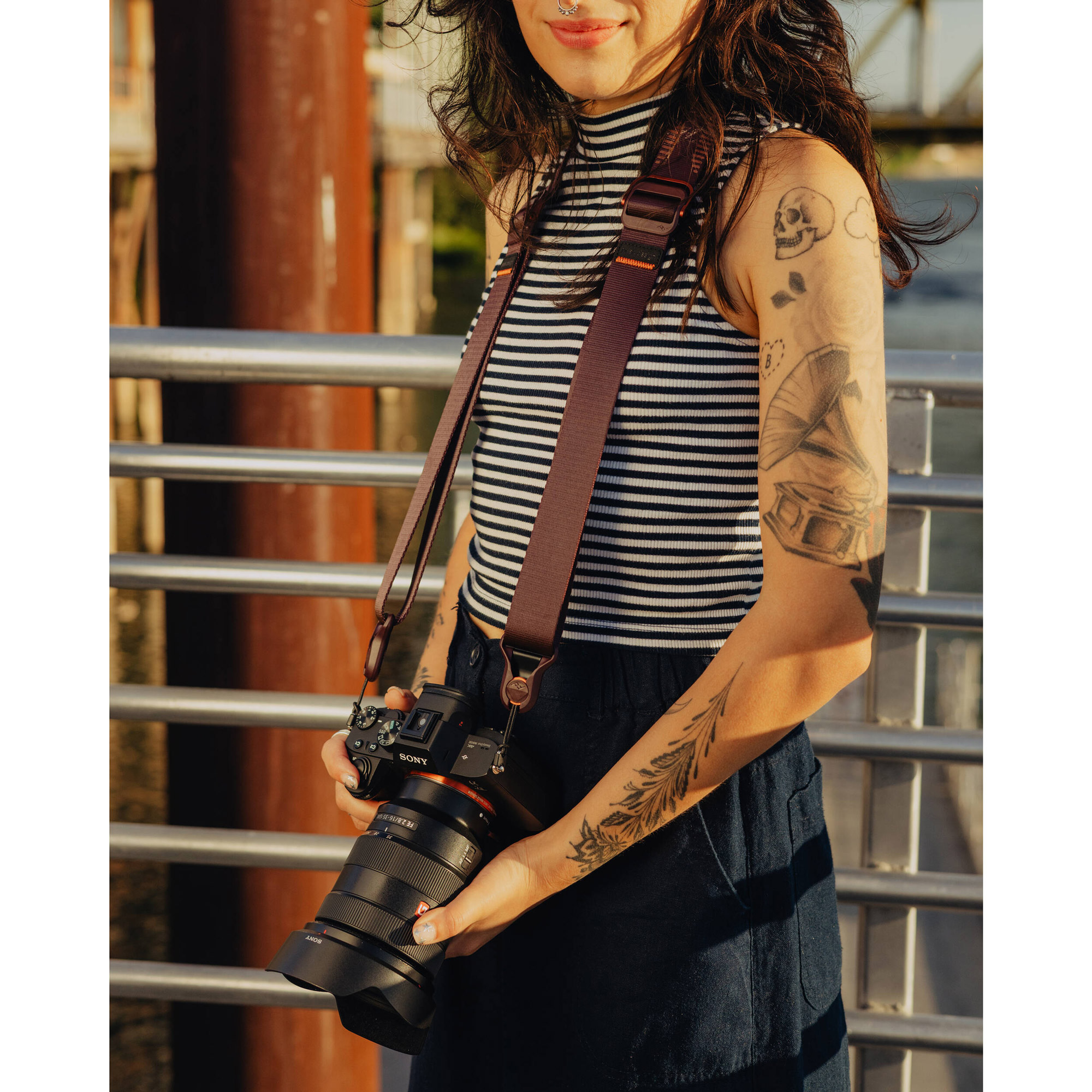 Ремень Peak Design Camera Strap Slide Lite Eclipse, бордо