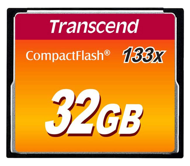 Карта памяти Transcend CompactFlash 32GB 133x Ultra Speed (TS32GCF133) (уцененный)