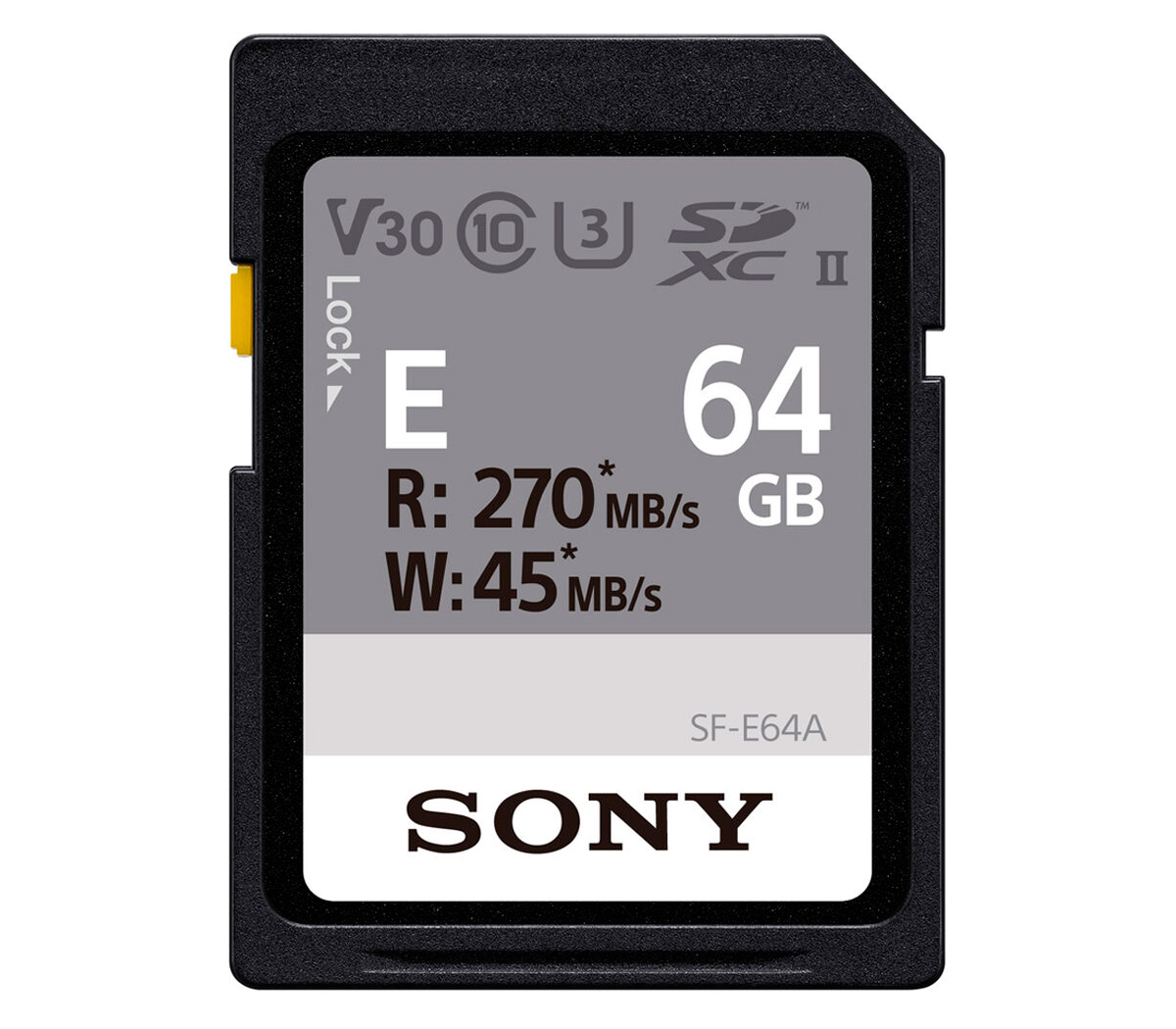 Карта памяти Sony SDXC 64GB UHS-II V30 45/270 Mb/s