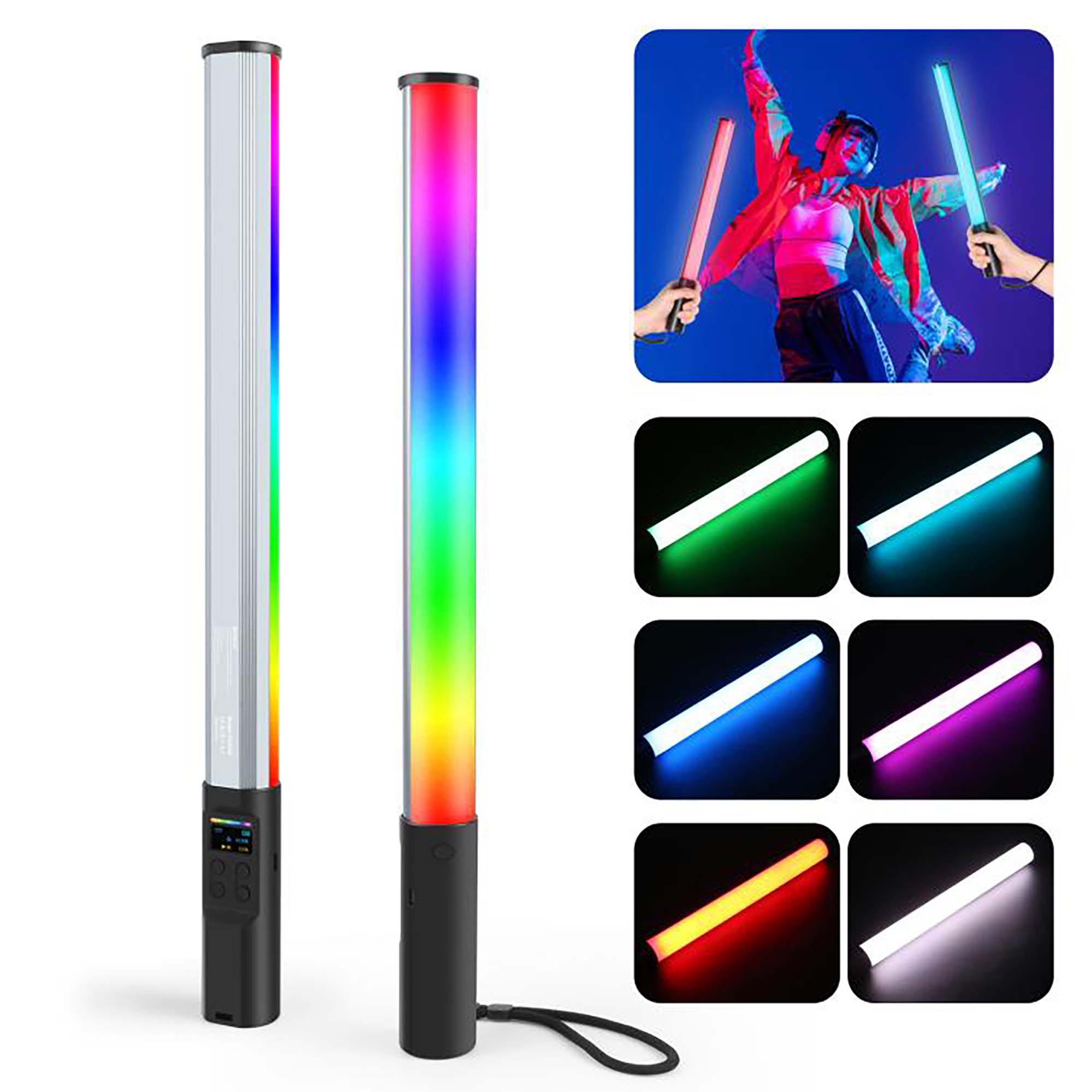 Осветитель-стик Puluz PU4140, RGB, 132 светодиода