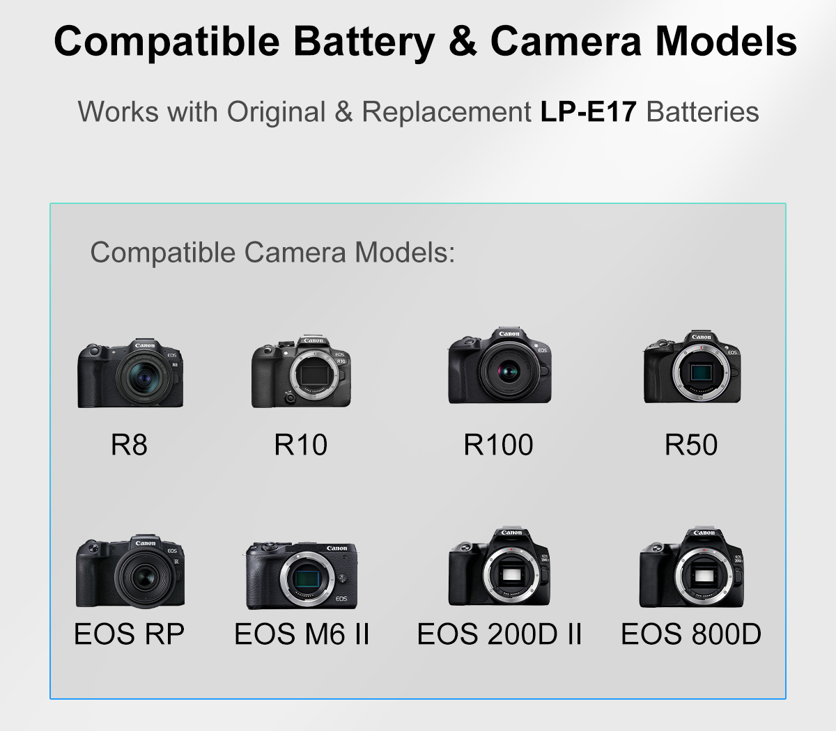 Зарядный кейс Kingma BM070-LPE17 для 2х Canon LP-E17, коричневый
