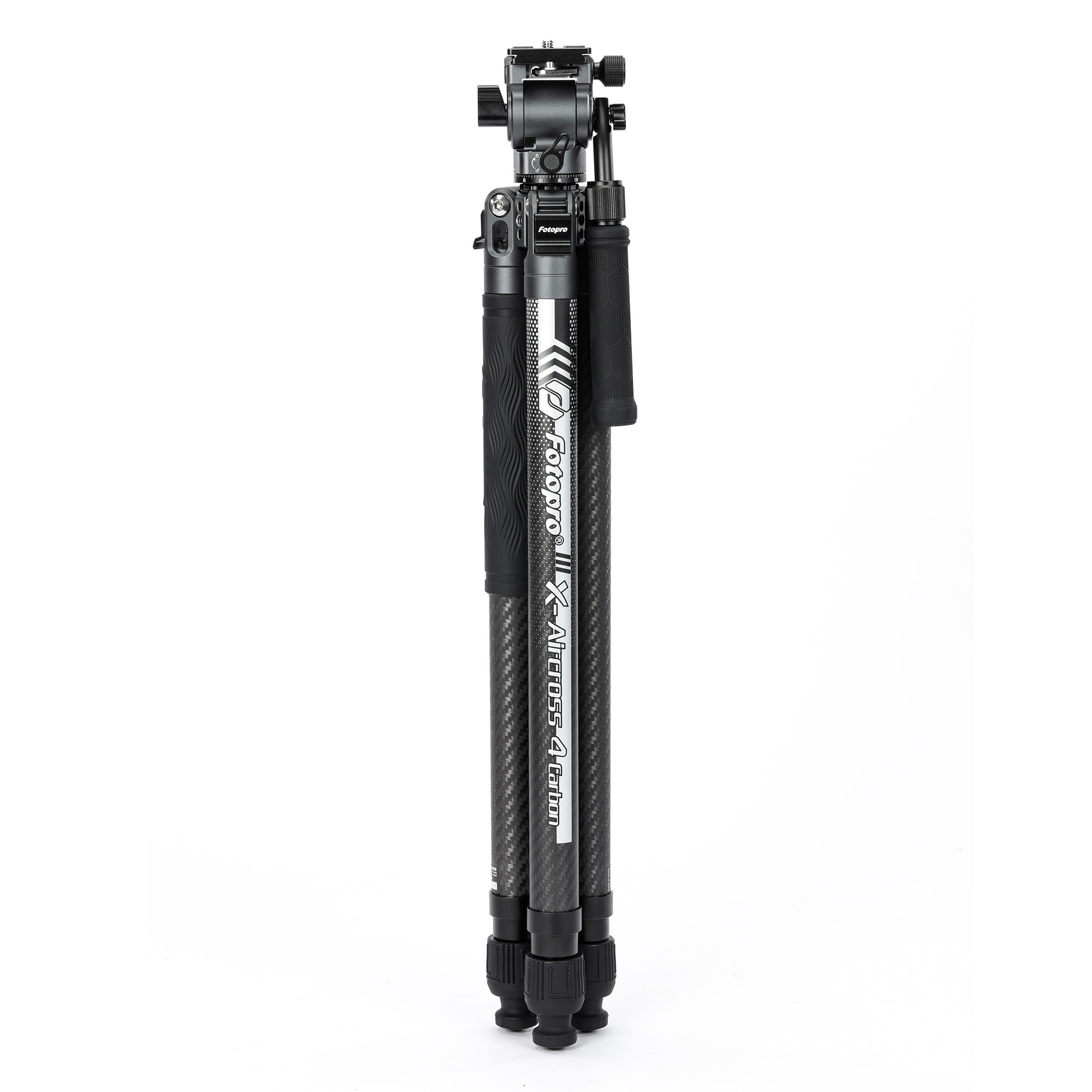 Штатив Fotopro X-Aircross 4 Video Gray, карбоновый, с головой MH-2D, до 3 кг