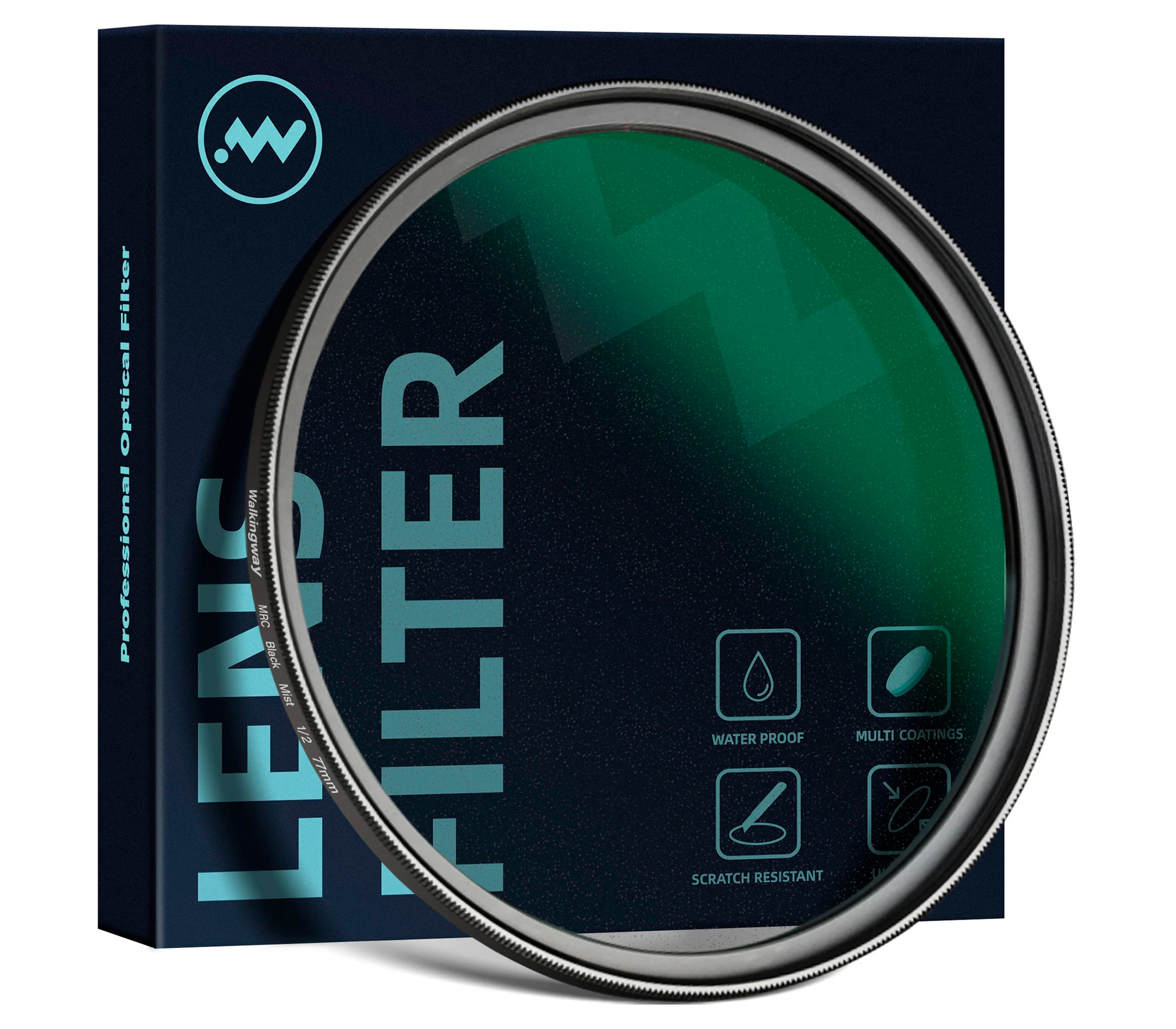 Светофильтр Walking Way Black Pro-Mist 1/2 82mm