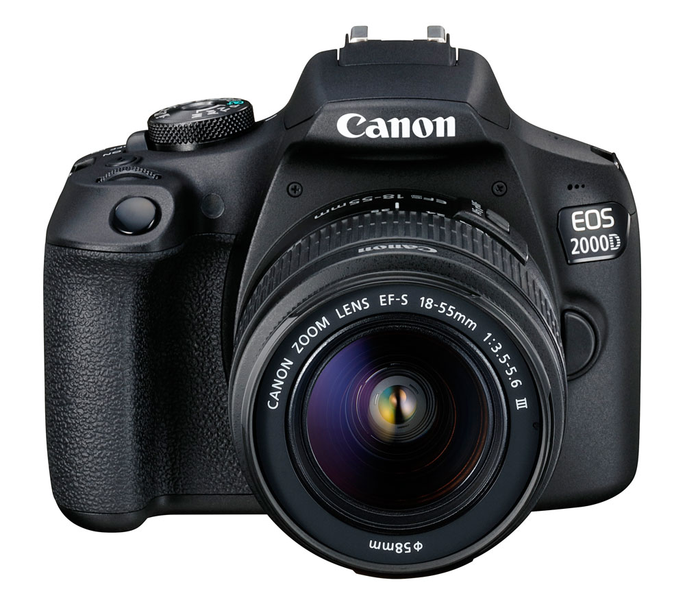 Зеркальный фотоаппарат Canon EOS 2000D Kit EF-S 18-55 III DC (уцененный)