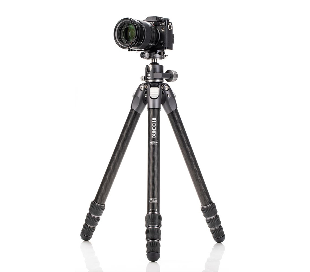 Штатив Benro Tortoise TTOR34C с головой GX35, цанговые замки, карбон