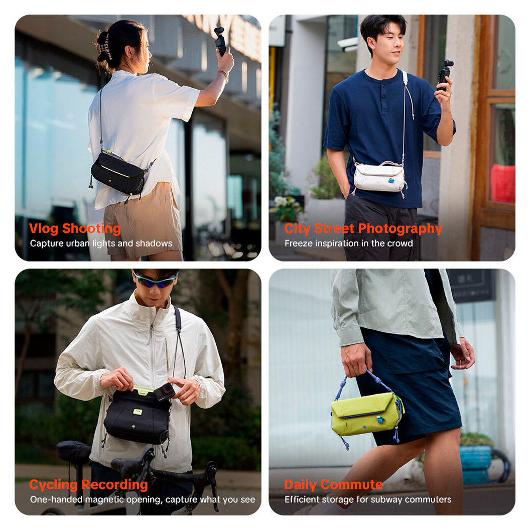 Сумка PGYTECH OneGo Pocket Sling, цвет Lime Green