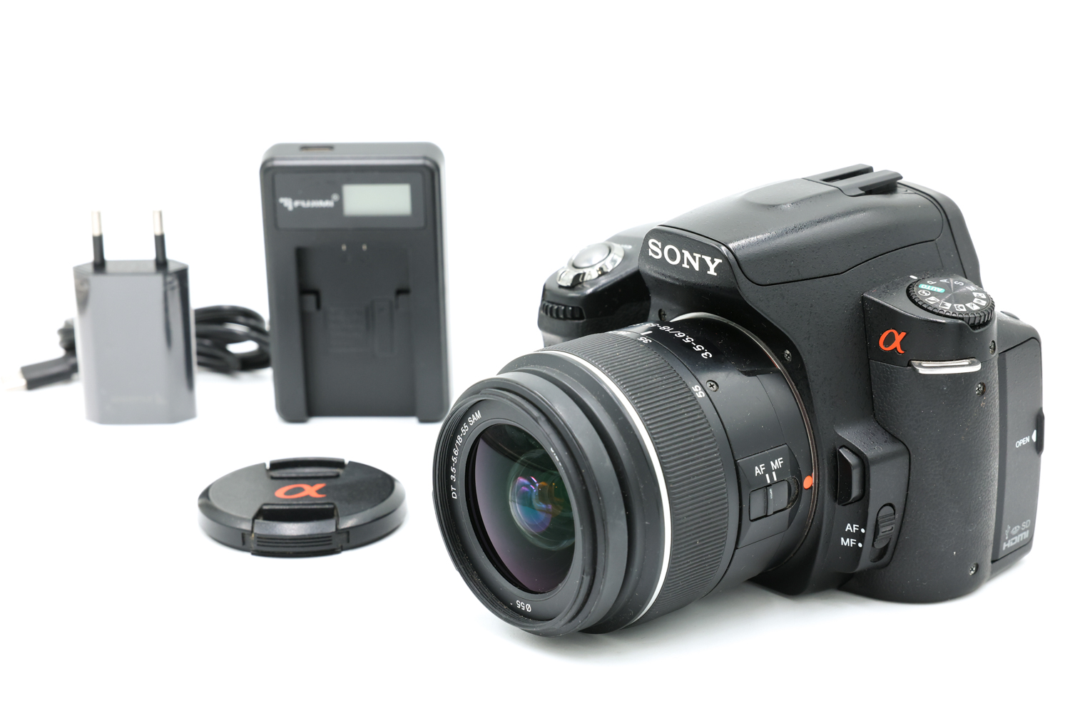 Зеркальный фотоаппарат Sony A390 Kit 18-55mm f/3.5-5.6 SAM (состояние 4) (б/у)