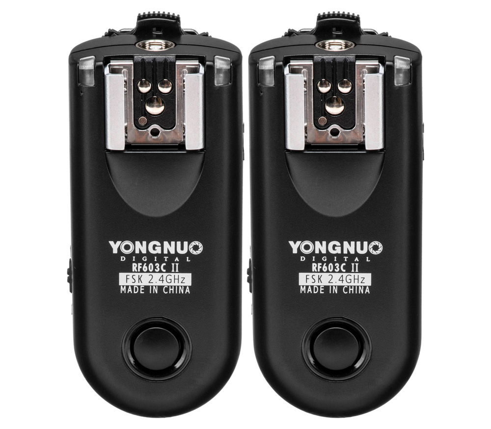 Трансивер + пульт ДУ Yongnuo RF-603C II C1 для Canon, 1 пара