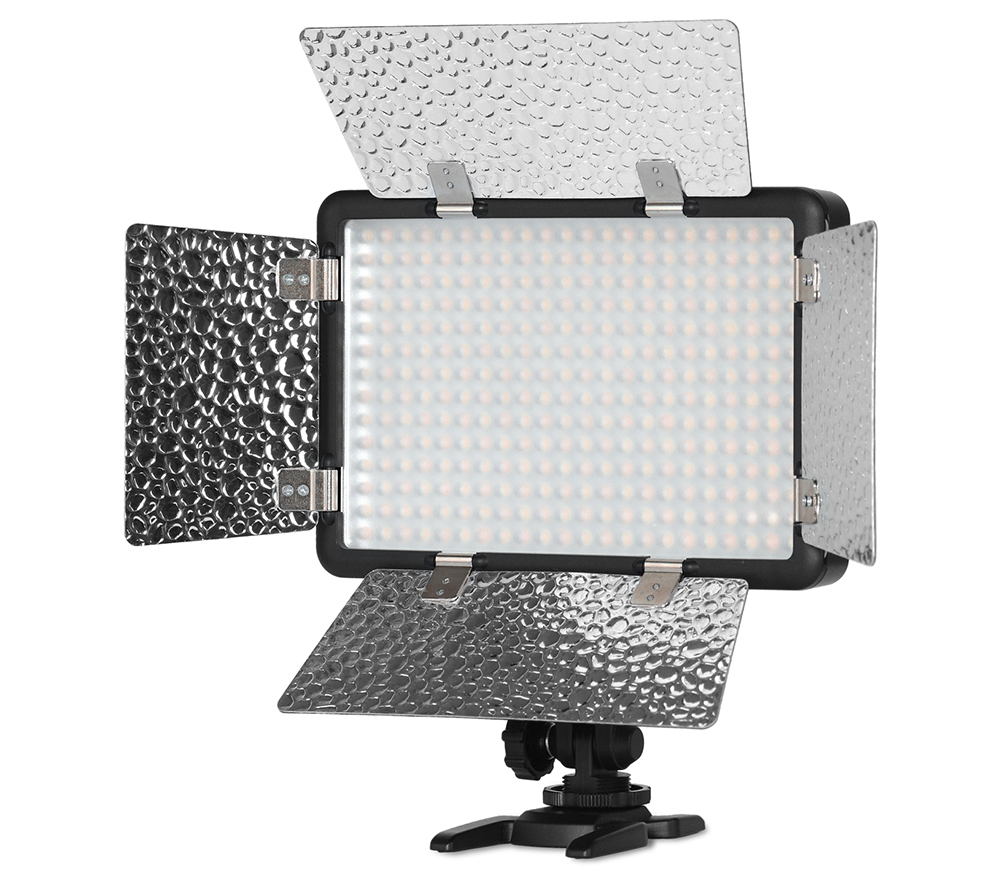 Осветитель Godox LF308D, светодиодный, 18 Вт, 5600К, накамерный с функцией вспышки (без пульта)