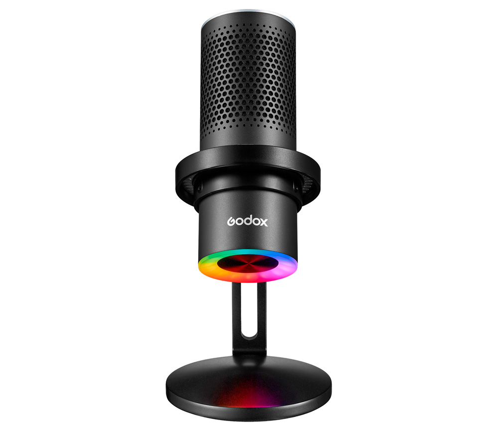 Микрофон Godox EM68X, настольный, USB, с RGB подсветкой
