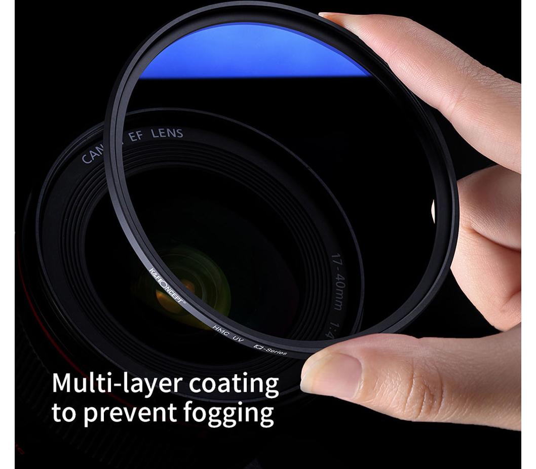 Светофильтр K&F Concept HMC UV, Blue Coated, 46 мм