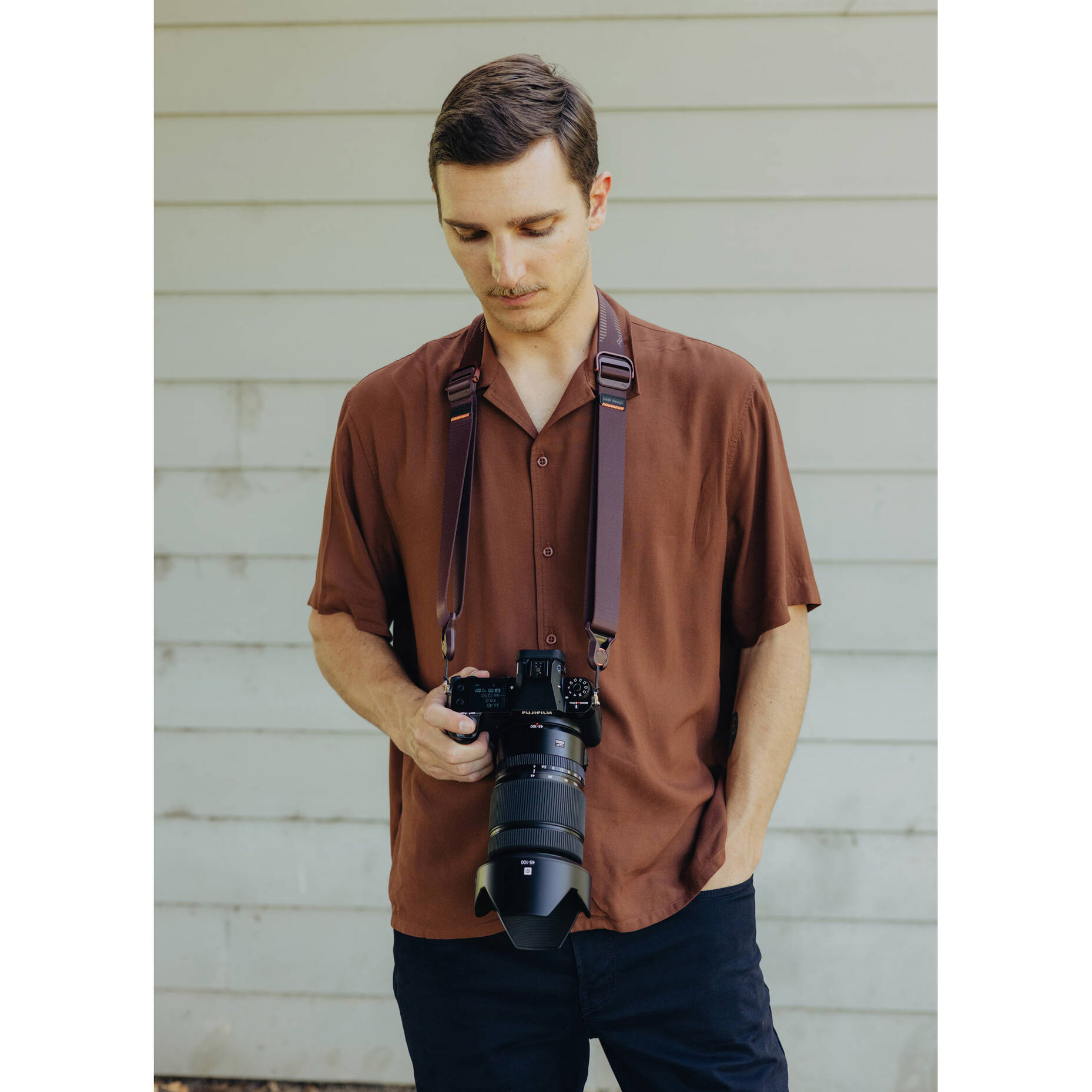 Ремень Peak Design Camera Strap Slide Lite Eclipse, бордо