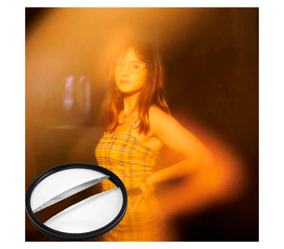 Светофильтр Walking Way Center Field Split Diopter Prism 82mm