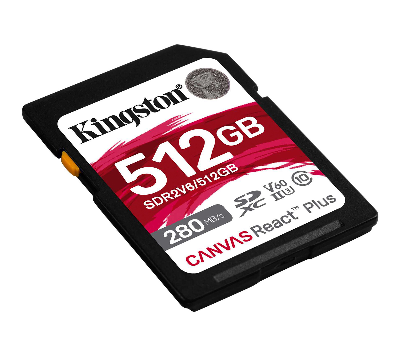 Карта памяти Kingston SDXC 512GB Canvas React Plus UHS-II V60 150/280Mb/s