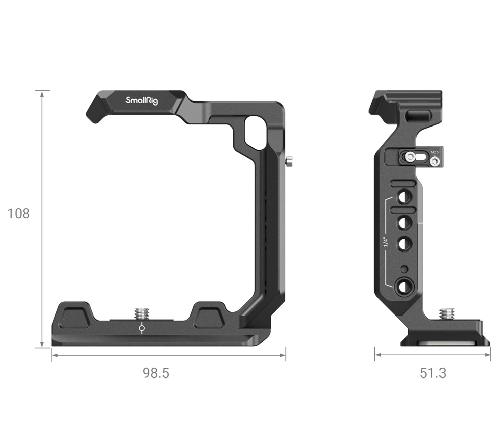 Клетка SmallRig 3639 Half Cage для Sony A7 IV, A7 V, A7S III, A7R IV, A1