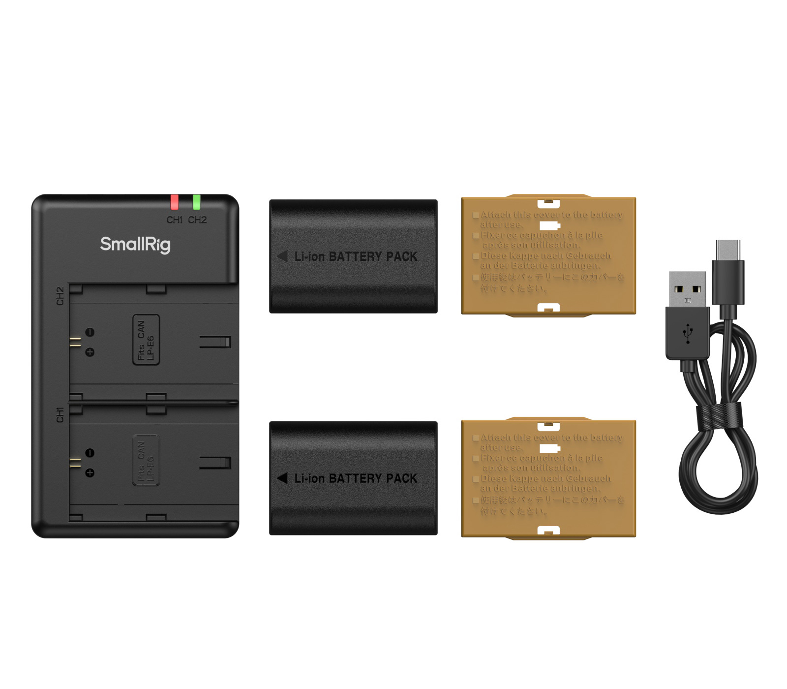 Аккумуляторы + зарядное устройство SmallRig 5408 Kit, Canon LP-E6P