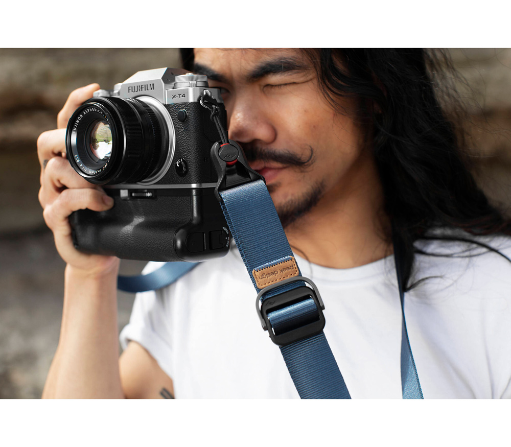Ремень Peak Design Camera Strap Slide Lite, темно-синий (Midnight) (уцененный)