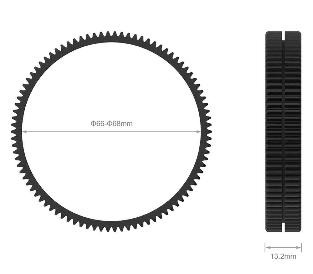 Зубчатое колесо SmallRig 3292, диаметр 66-68 мм, для систем Follow Focus