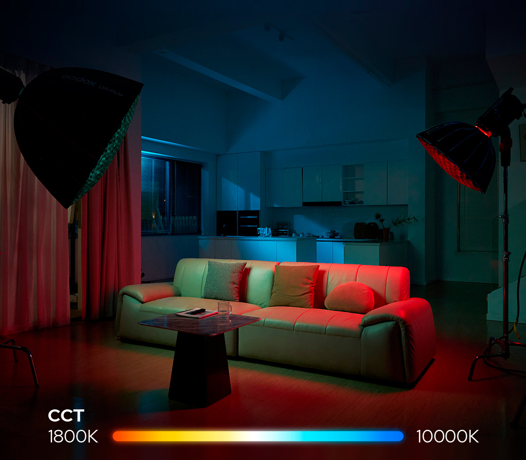 Осветитель Godox Knowled M600R, RGB, 1800-10000К, 720 Вт