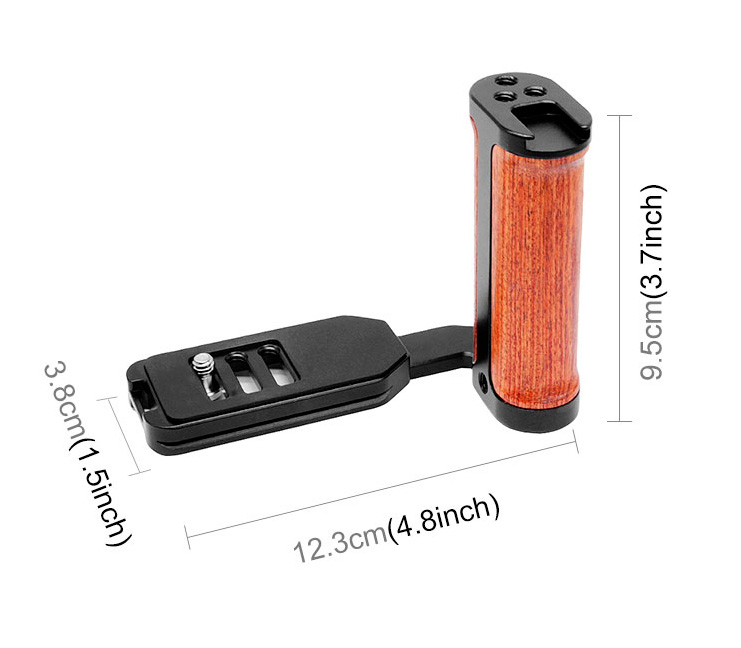 Боковая рукоятка Puluz PU3122, дерево