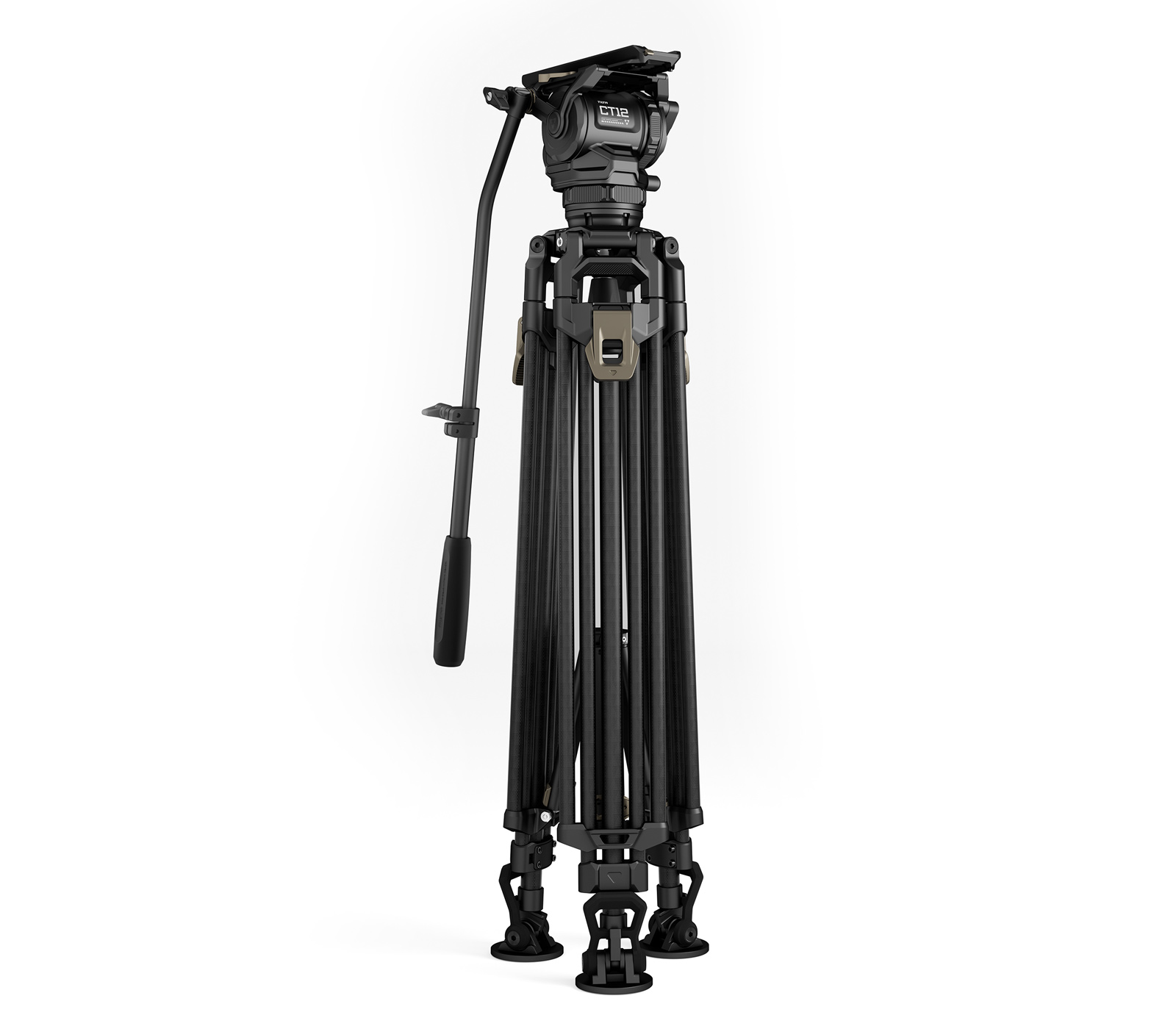 Штатив Tilta CT12 с головой Cine Fluid Head, до 12 кг, карбоновый