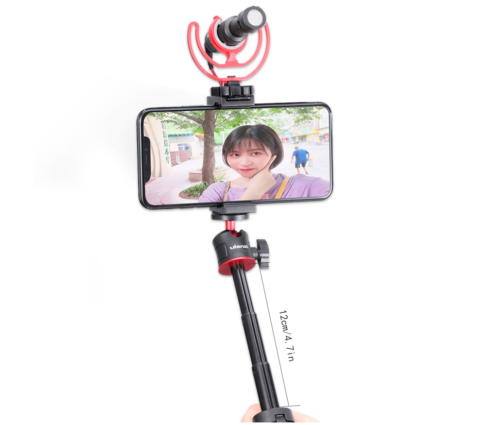 Штатив Ulanzi MT-08 Portable Desktop Tripod, с шаровой головой, черный