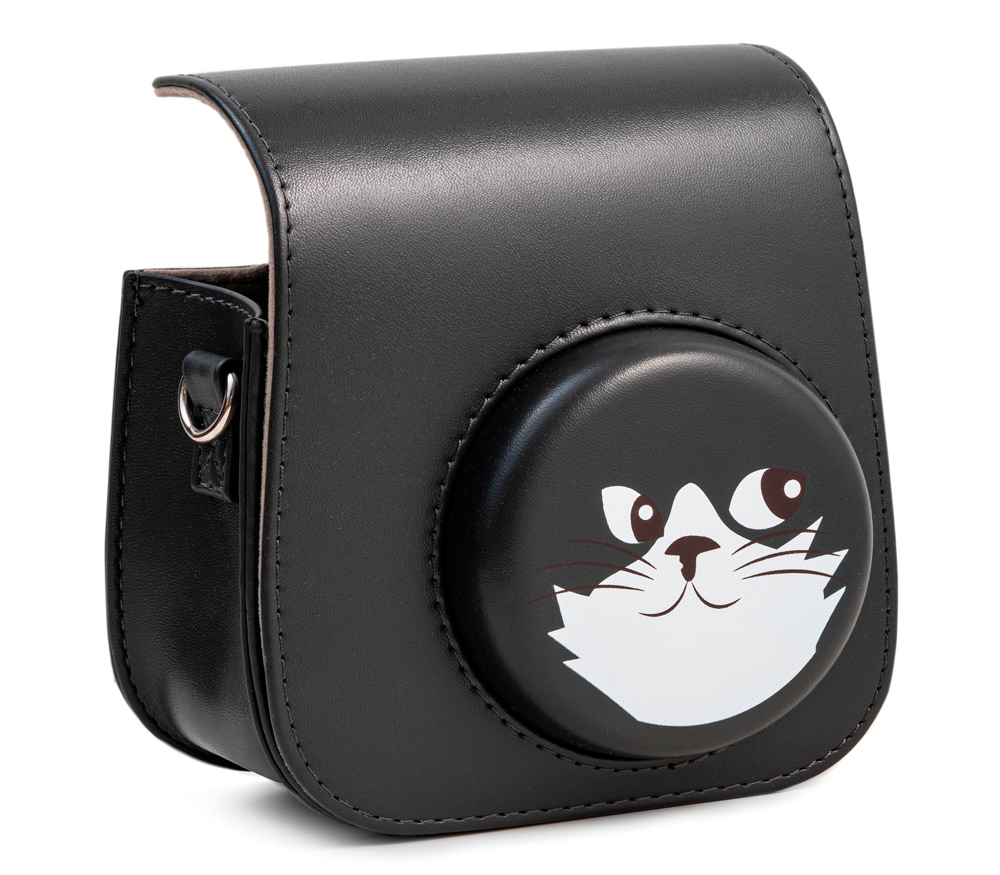 Чехол CAIUL Black Lovely Cat для Instax Mini 11 (уцененный)