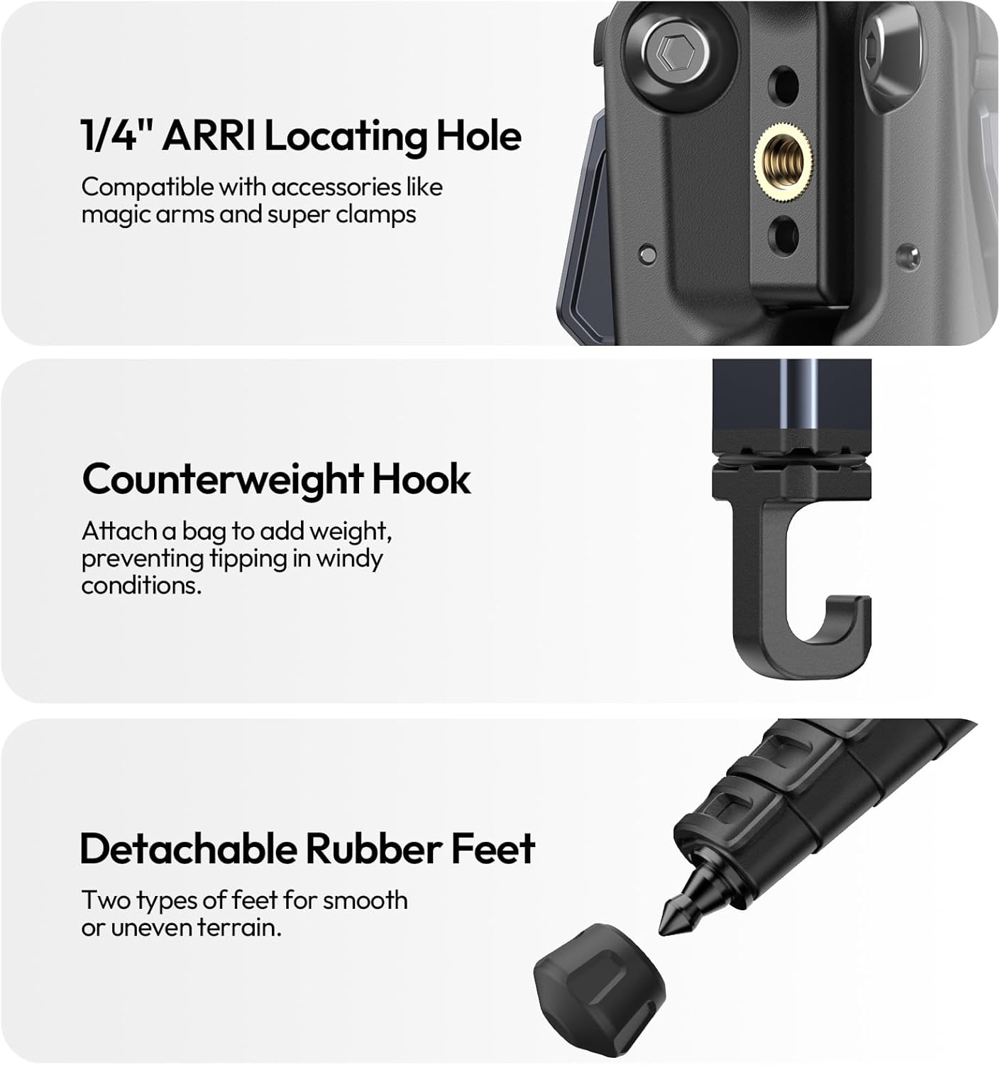 Штатив Ulanzi OMBRA II YING Tripod Black, черный (T156)