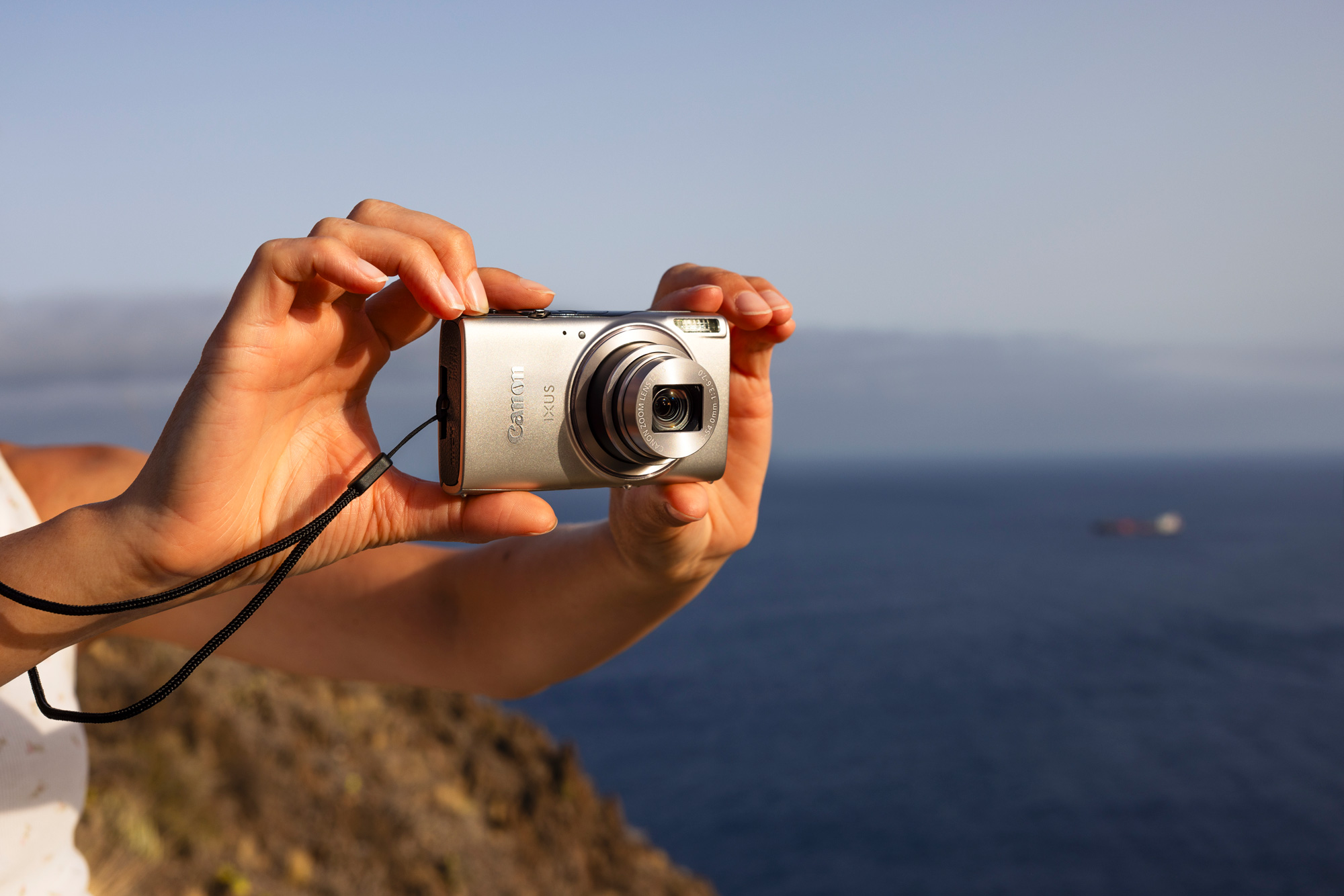 Компактный фотоаппарат Canon IXUS 285 HS A, серебристый (уцененный)