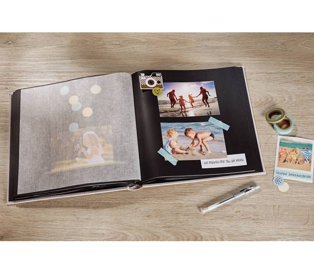 Фотоальбом Walther 30x30 см, 100 черных страниц, Fun, изумрудный