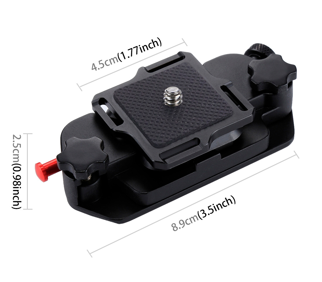Крепление для камеры Puluz PU231R Capture Camera Clip, на ремень или лямку рюкзака