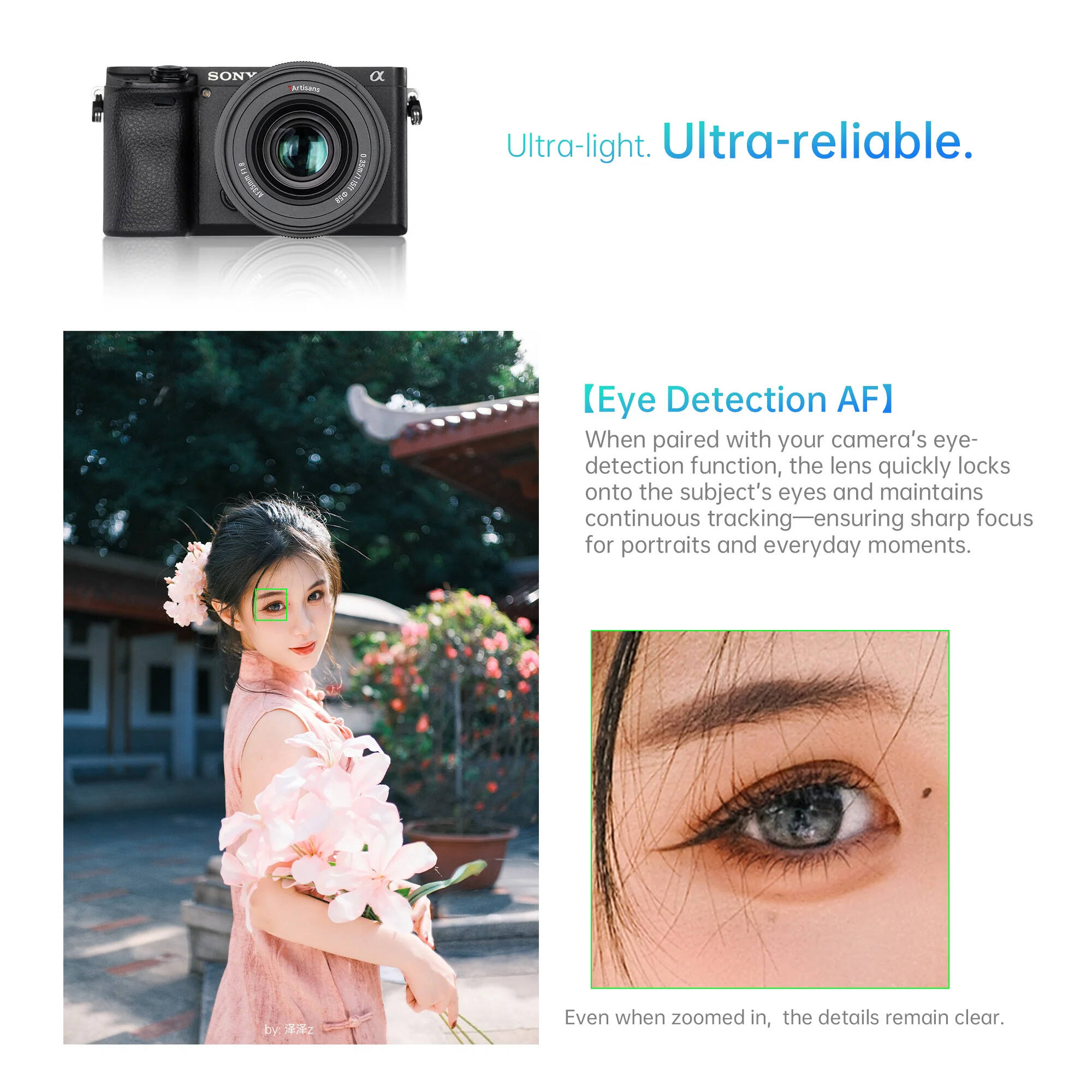 Объектив 7Artisans AF 50mm f/1.8 Lite для Sony E (APS-C)