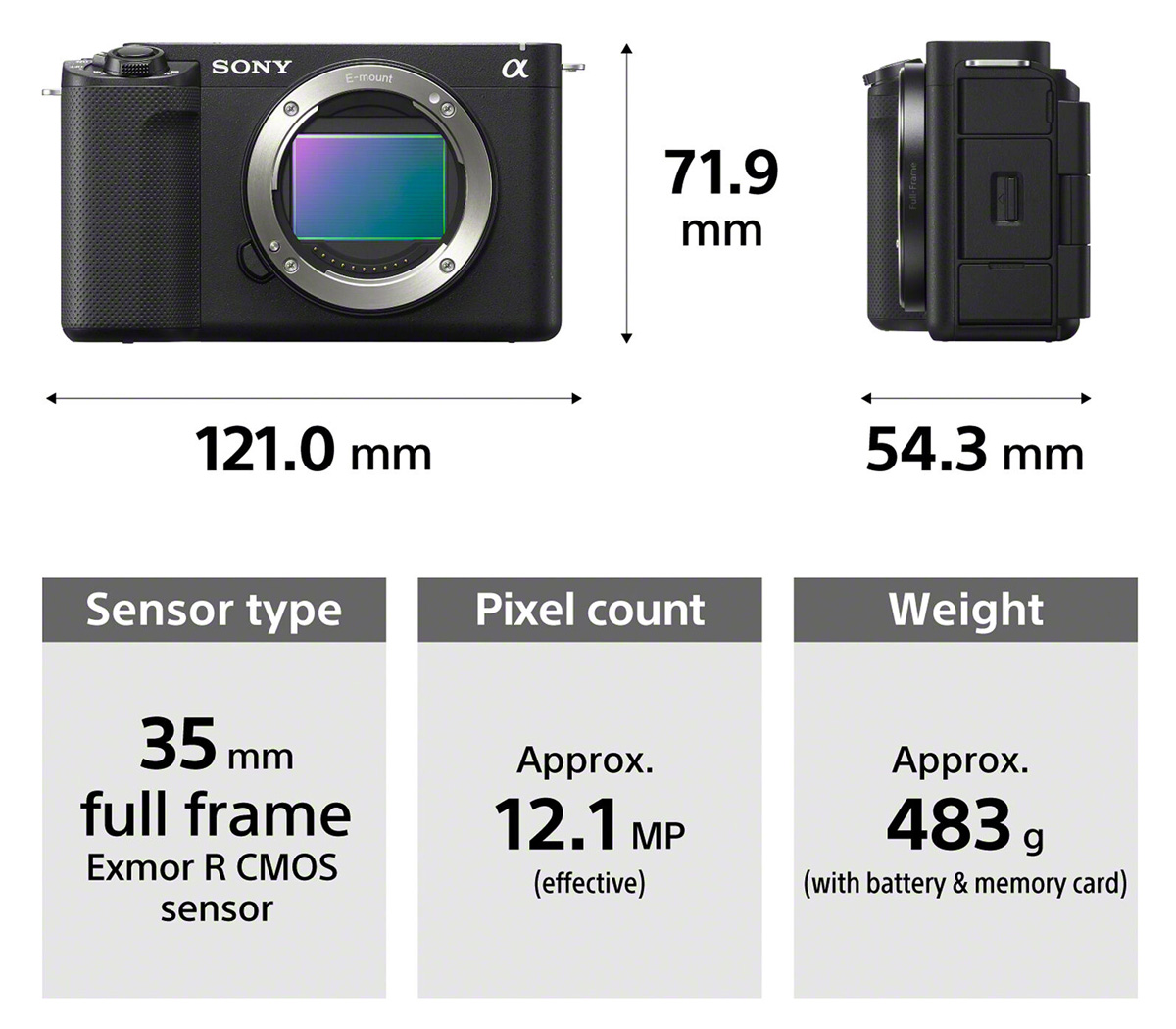 Беззеркальная камера Sony ZV-E1 Kit 28-60mm f/4-5.6