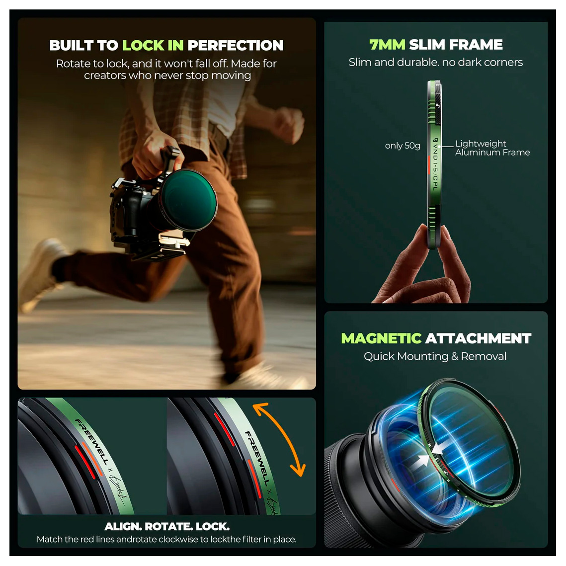 Набор фильтров Freewell Brandon Li Variable ND/CPL Basic Kit 82mm