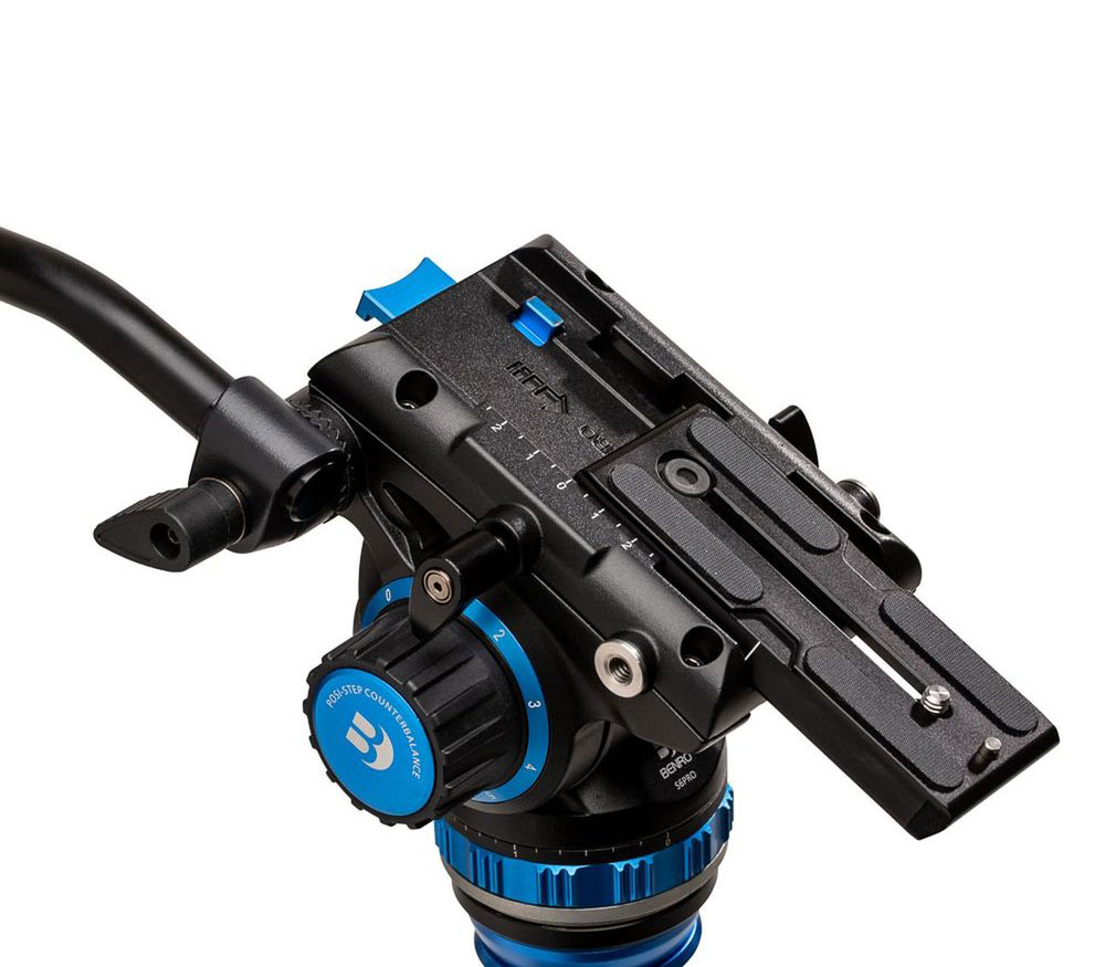 Штатив Benro Classic A2573F с видеоголовой S6PRO, клипсовые замки, алюминий