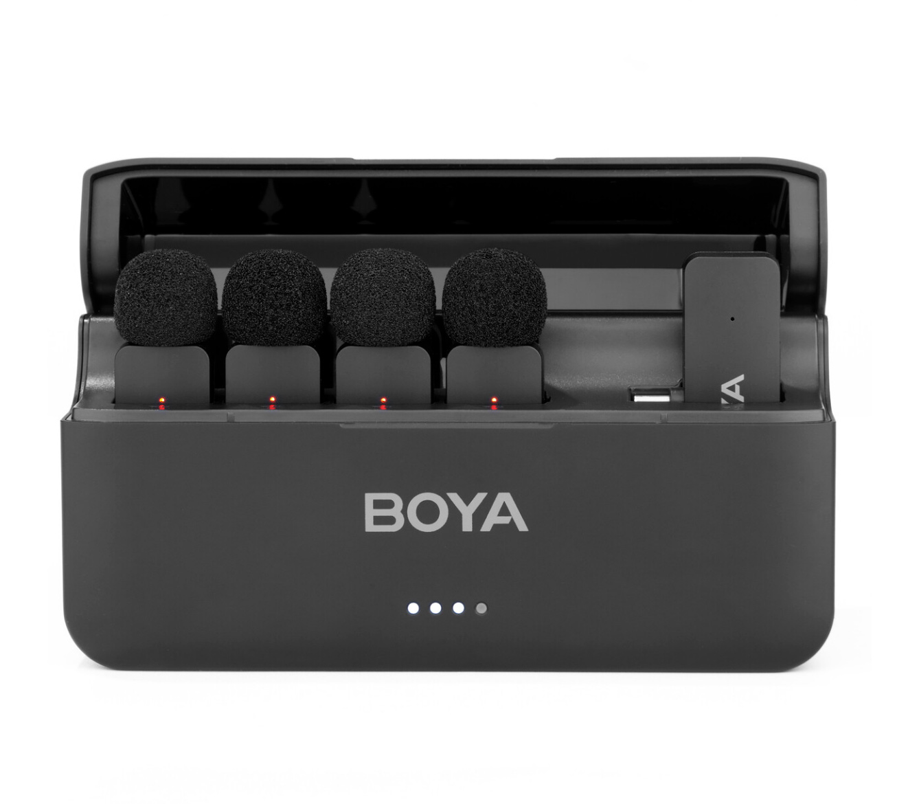 Беспроводная система Boya BY-V4U, 2.4 ГГц, 4х TX + RX, USB-C
