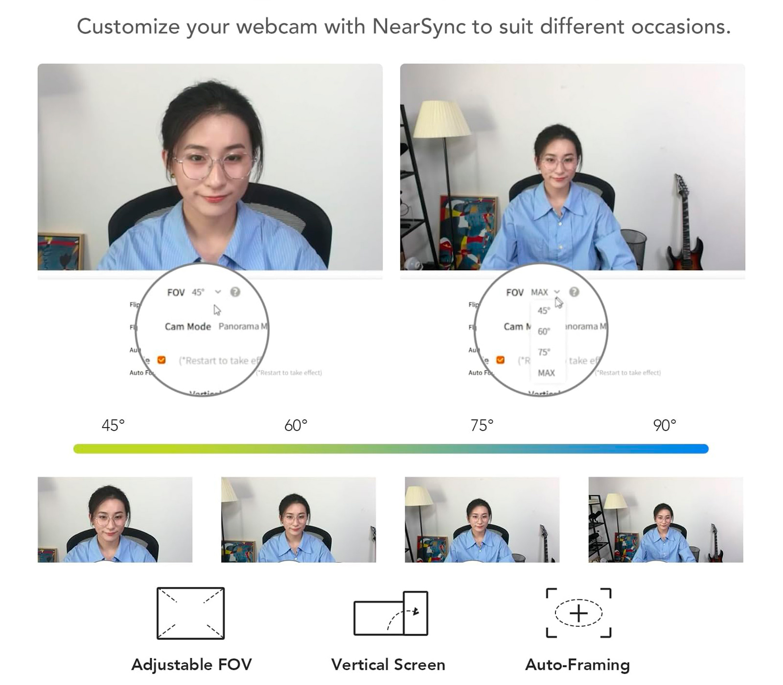 Веб-камера Nearity Nuroum V32AF, 4K 30p, AI кадрирование