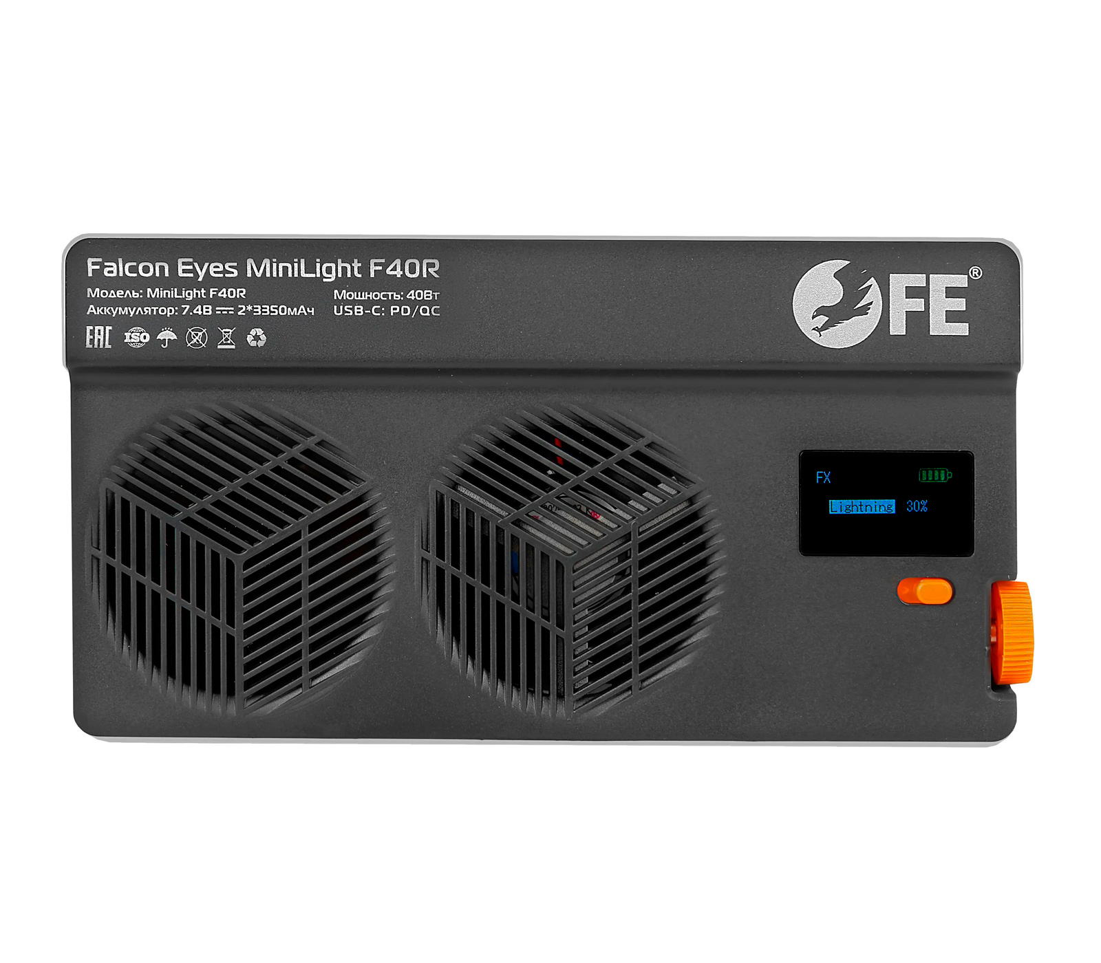 Осветитель Falcon Eyes MiniLight F40R, 2500-9000К, RGB, 40 Вт