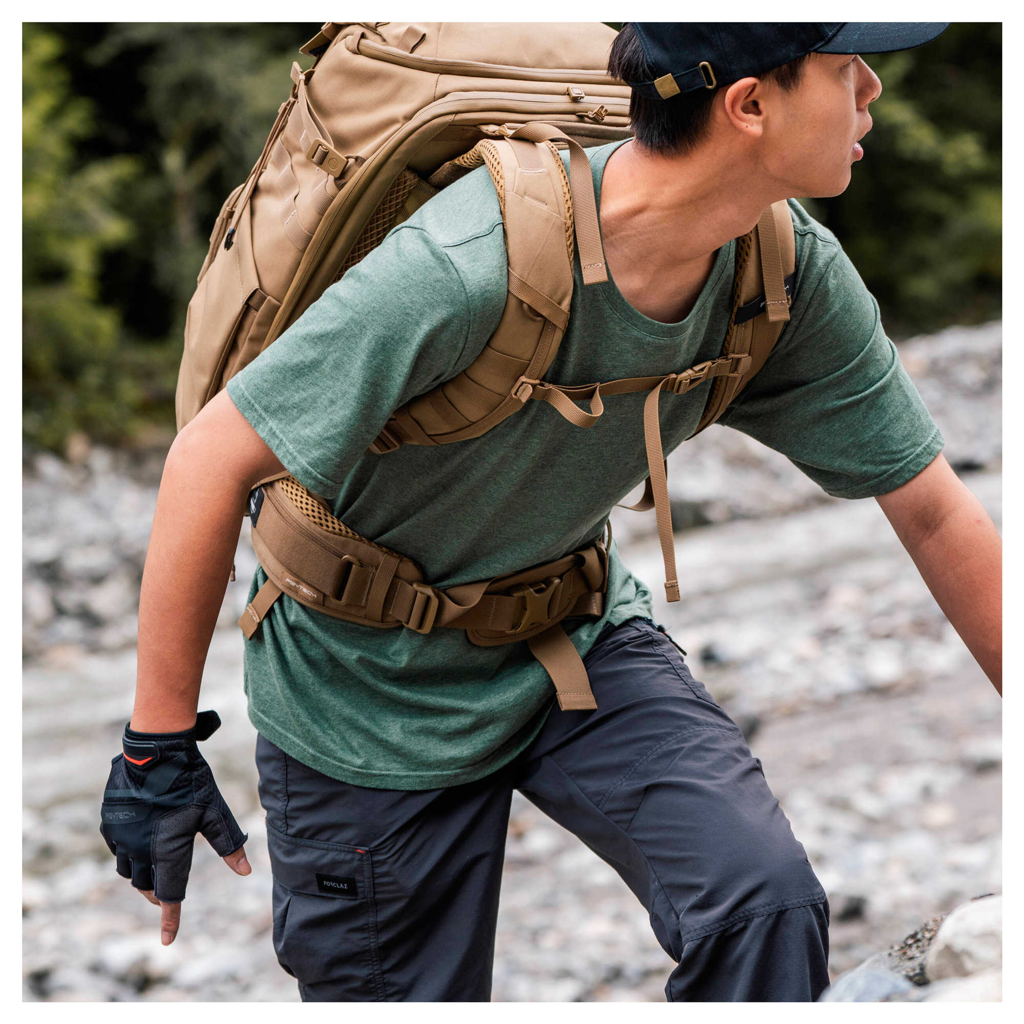 Поясной ремень PGYTECH OneMo Photography Waist Belt разгрузочный, цвет Coyote Brown