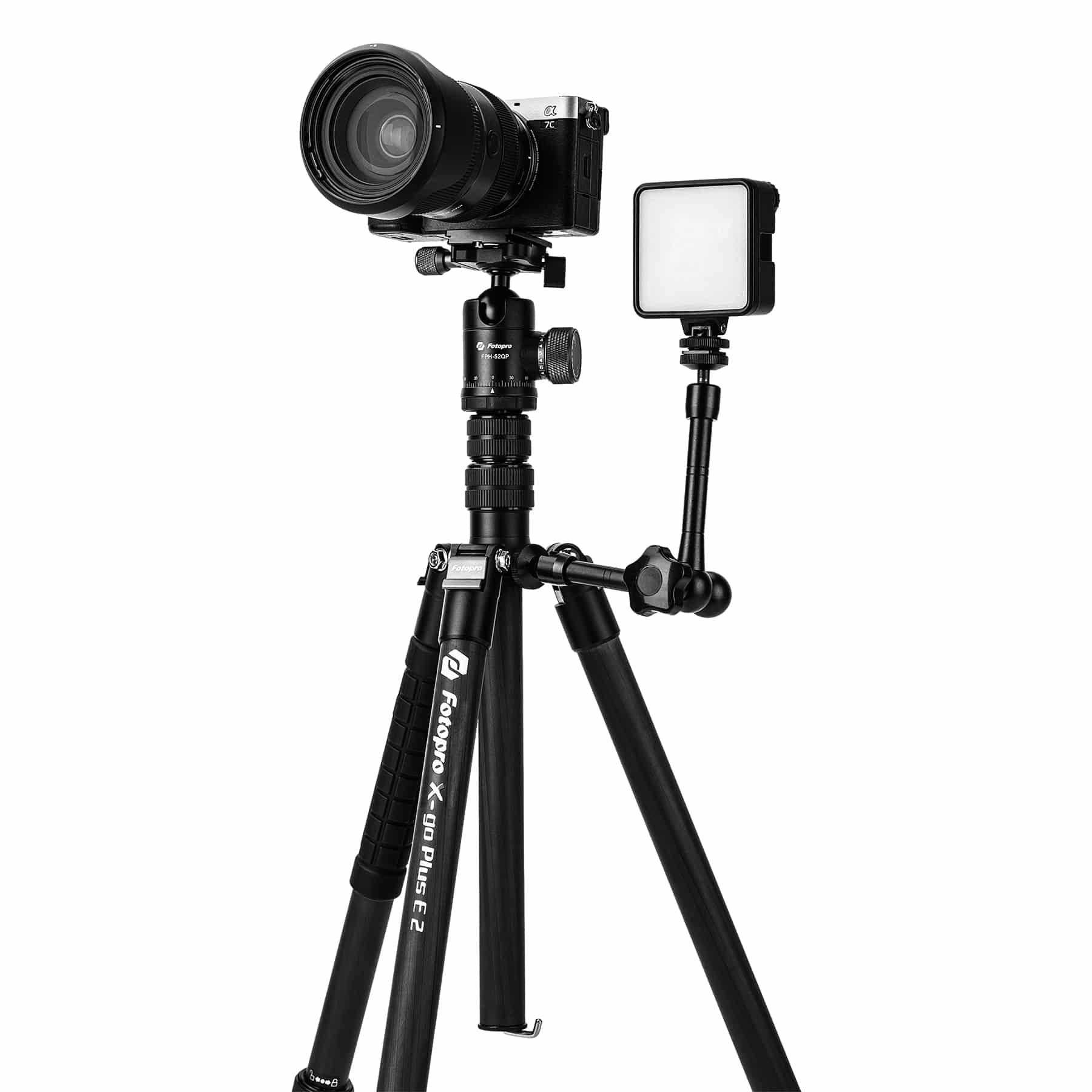 Штатив Fotopro X-Go Plus E 2, карбоновый, с головой 52QP